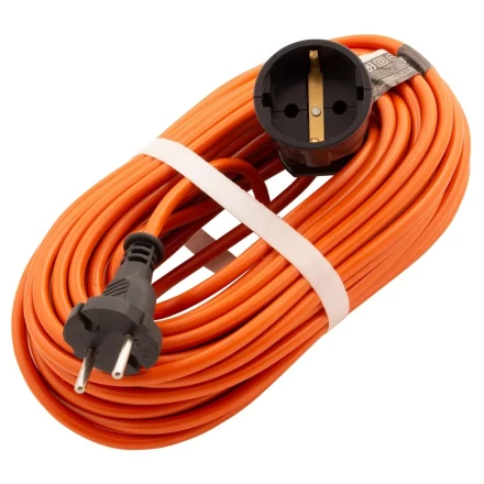 Удлинитель-шнур силовой Сибртех 20 м, 6А, тип УХз6, ПВС, 1 розетка без заземления 95812 купить в Когалыме