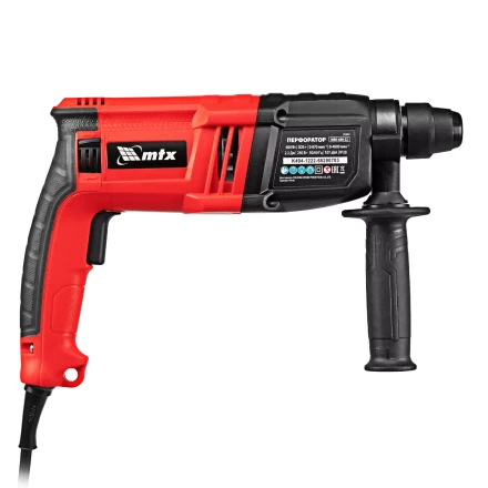 Перфоратор электрический MTX MRH-600-22, SDS-Plus, 600 Вт, 2,2 Дж, 3+1 режима 26682 купить в Когалыме