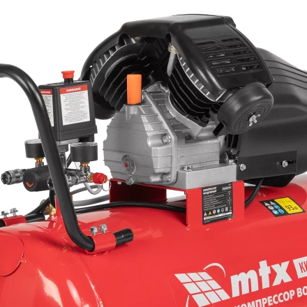 Компрессор воздушный MTX КК-2200/100, 2,2 кВт, 350 л/мин, 100 л, прямой привод, масляный купить в Когалыме