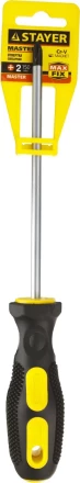 Отвертка STAYER "MASTER", двухкомпонентная рукоятка, магнитный наконечник, PH2x150мм 2510-2-15_z01 купить в Когалыме