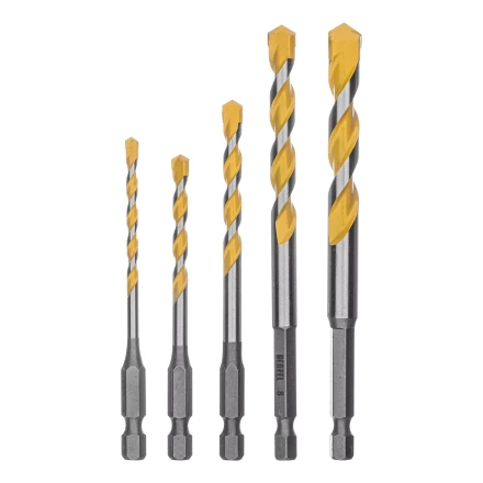 Набор сверл универсальных, Multi cut, 4-10 мм, 5 шт Denzel 706016 купить в Когалыме
