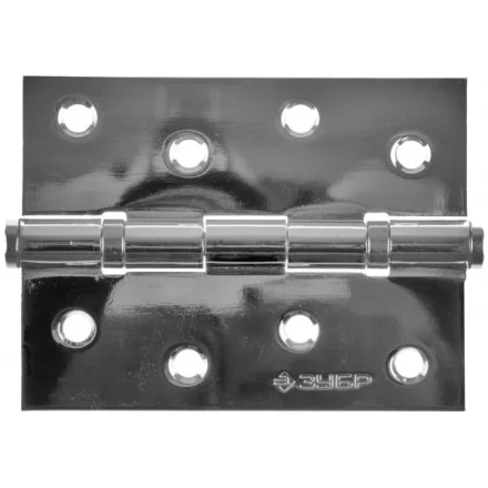 Петля универсальная ЗУБР "ЭКСПЕРТ", 2 подшипника, цвет хром (CP), с крепежом, 100х75х2,5мм, 2 шт 37601-100-2 купить в Когалыме