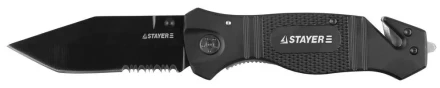 Нож STAYER "PROFI" складной, металлическая рукоятка, стеколобой, дополнительный резак,лезвие 85мм 47622 купить в Когалыме