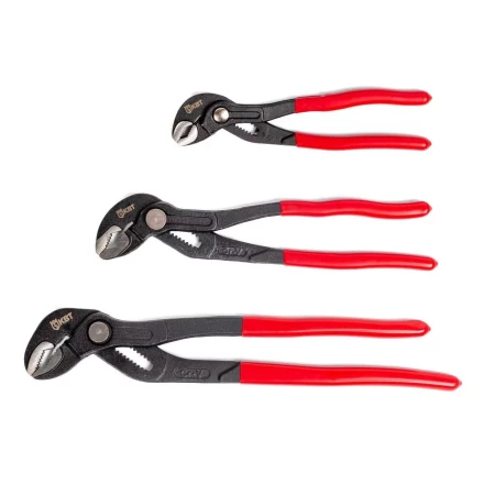 Набор переставных клещей КВТ НПК-03 с кнопочной фиксацией (85285) купить в Когалыме