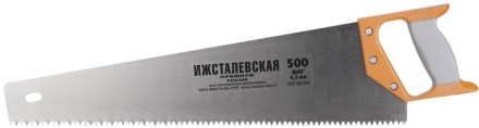 Ножовка &quot;ИЖ&quot; &quot;ПРЕМИУМ&quot; по дереву с двухкомпонентной пластиковой рукояткой, шаг 6,5мм, 500мм 1520-50-06_z01 купить в Когалыме