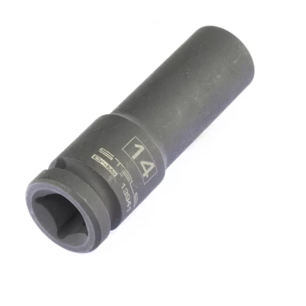 Головка ударная удлиненная шестигранная 14 мм 1/2" CrMo Stels 13941 купить в Когалыме