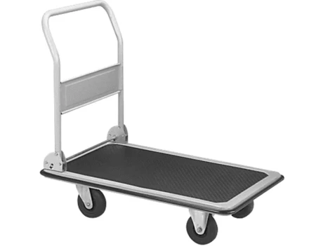 Тележка платформенная 800 кг TOR PH800 (1020х620) со складной ручкой (пластиковые колеса 125 мм) 1024685 купить в Когалыме