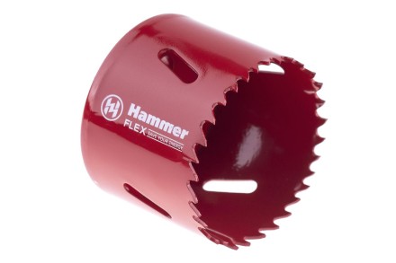 Коронка биметаллическая HAMMER Ф57х38мм 5/8&quot; BiMETALL (224-011) купить в Когалыме