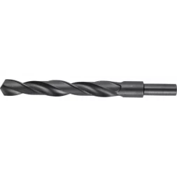 Сверло ЗУБР "ТЕХНИК" по металлу парооксидированное, быстрорежущая сталь, с проточенным хвостовиком, 16х178мм, 1шт 4-29605-178-16