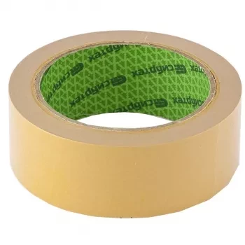 Лента клейкая двусторонняя 38 мм х 5 м на тканевой основе Сибртех 88710 купить в Когалыме