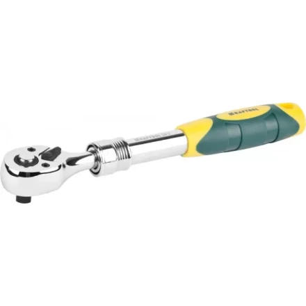 Трещотка для торцовых головок KRAFTOOL "PRO", телескопическая, Сr-V сталь, 72 зубца, 3/8" 27798-3/8 купить в Когалыме