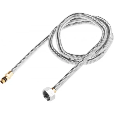 Подводка ЗУБР "ЭКСПЕРТ" сильфонная из нержавеющей стали, для смесителя, укороченная, г/ш (гайка-штуцер), 1/2", 1,2м 51012-120 купить в Когалыме