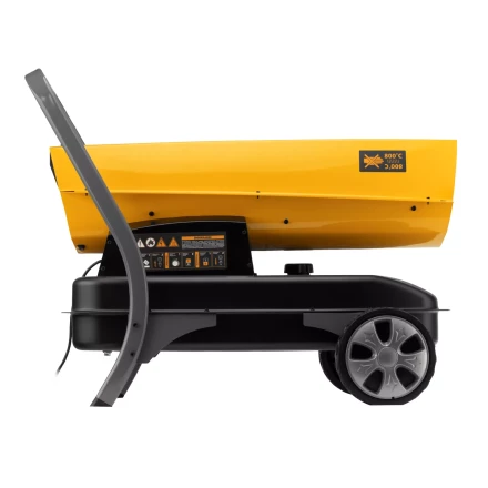 Дизельная тепловая пушка DHG-45i, 45 кВт, 1000 м3/ч, прямой нагрев, электронный термостат Denzel 96485 купить в Когалыме