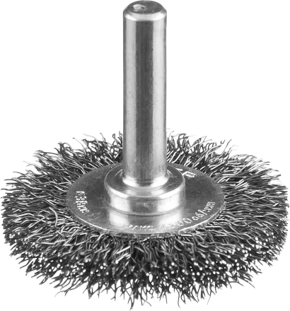 ЗУБР "ПРОФЕССИОНАЛ". Щетка дисковая для дрели, витая стальная проволока 0,3мм, 38мм 35198-038_z02 купить в Когалыме