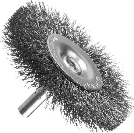 ЗУБР "ПРОФЕССИОНАЛ". Щетка дисковая для дрели, витая стальная проволока 0,3мм, 38мм 35198-038_z02 купить в Когалыме