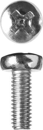 Винт ЗУБР "МАСТЕР" DIN 7985, класс прочности 4.8, оцинкованный, M6x16мм, 5кг 303150-06-016 купить в Когалыме