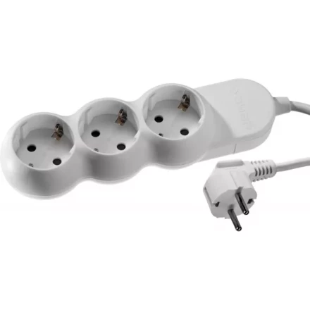 Удлинитель ЗУБР "МАСТЕР" электрический, ПВС сечение 1кв мм, заземление, 3 гнезда, макс мощн 3500Вт, 5м 55038-5 купить в Когалыме