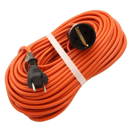 Удлинитель-шнур силовой Сибртех 30 м, 6А, тип УХз6, ПВС, 1 розетка без заземления 95813 купить в Когалыме