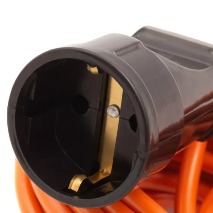 Удлинитель-шнур силовой Сибртех 30 м, 6А, тип УХз6, ПВС, 1 розетка без заземления 95813 купить в Когалыме