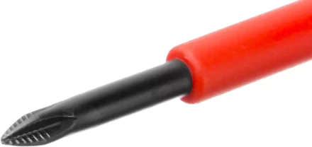 Отвертка KRAFTOOL, высоковольтная, Cr-Mo-V стержень, двухкомпонент. маслобензостойкая рукоятка, PH №0, 60мм 250084-0-060 купить в Когалыме