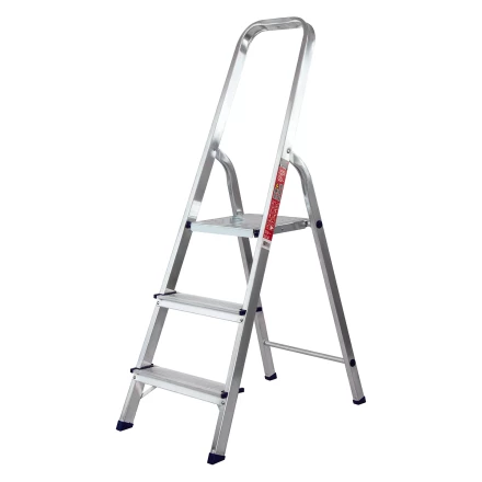 Стремянка усиленная MTX 9771277, 3 ступени, алюминиевая, Россия купить в Когалыме
