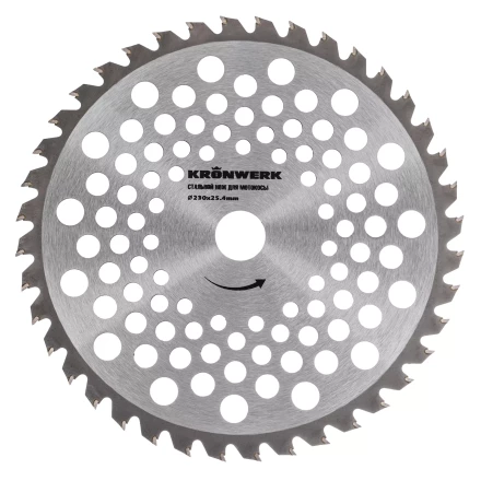 Нож для триммера 230х25,4, 40 зубьев Kronwerk 96343 купить в Когалыме