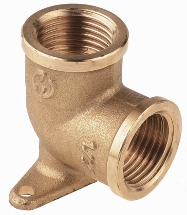 Уголок GENERAL FITTINGS с креплением к стене в двух точках, латунь, г/г, 1/2&quot; 51076-G/G-1/2 купить в Когалыме