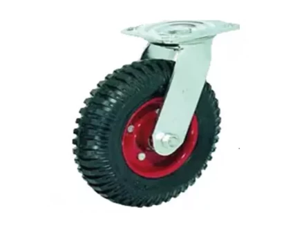 Колесо литое резиновое 160 мм PS160 с протектором и кронштейном 1031467 купить в Когалыме