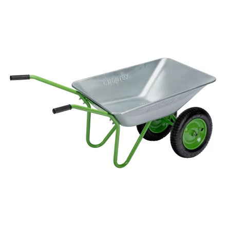 Тачка садовая Сибртех 689135, 2-х колесная, грузоподъемность 120 кг, объем 65 л купить в Когалыме