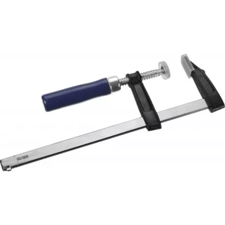 Струбцина DEXX, тип "F", деревянная ручка, стальная закаленная рейка, 50х200мм 3205-50-200 купить в Когалыме