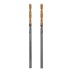 Сверло спиральное по металлу Denzel 2 x 49 мм, Р6М5, Golden Tip , 2шт., 718223 купить в Когалыме