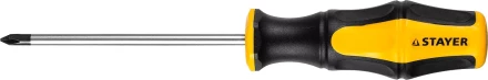 Отвертка STAYER "MASTER" "HERCULES", Сr-V, противоскользящая рукоятка, PH1x100мм 25052-1-10_z02 купить в Когалыме