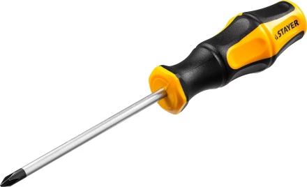 Отвертка STAYER "MASTER" "HERCULES", Сr-V, противоскользящая рукоятка, PH1x100мм 25052-1-10_z02 купить в Когалыме