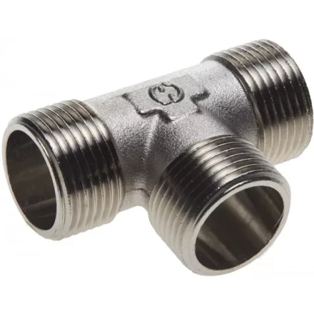 Тройник GENERAL FITTINGS никелированная латунь, ш/ш/ш, 1" 51051-1 купить в Когалыме