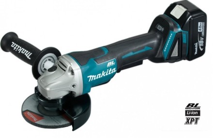 Аккумуляторная углошлифовальная машина Makita DGA508RME купить в Когалыме
