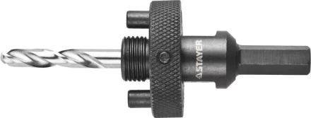 Державка STAYER "PROFESSIONAL" с пружинный фиксатором для коронок 32-200мм, быстросъёмная, шестигранным хвостовиком, резьба 5/8 29550 купить в Когалыме