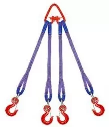 Строп текстильный четырехветвевой 4СТ 2.5 т L=2 м  SF7 30 мм Звено РТ- 3 купить в Когалыме