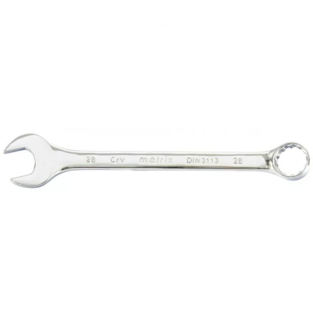 Ключ комбинированный 28 мм CrV полированный хром Matrix 15173 купить в Когалыме