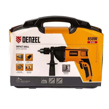 Дрель ударная ID-850 Denzel 26309 купить в Когалыме