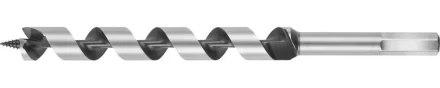 Сверло по дереву, спираль Левиса, HEX хвостовик, URAGAN 29465-235-18, d=18х235мм 29465-235-18 купить в Когалыме