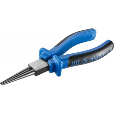 Круглогубцы ЗУБР, особостойкое спец. покрытие Н12Х1 (никель/хром), двухкомпонентные рукоятки, 160мм 2201-8-16_z01 купить в Когалыме