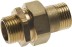 Соединитель GENERAL FITTINGS прямой с накидной гайкой, латунь, ш/ш, 1/2&quot; 51037-S/S-1/2 купить в Когалыме