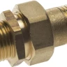 Соединитель GENERAL FITTINGS прямой с накидной гайкой, латунь, ш/ш, 1/2" 51037-S/S-1/2 купить в Когалыме