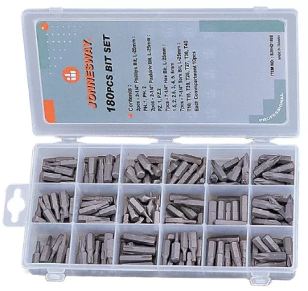 Комплект вставок под 1/4"DR 18 видов по 10 штук S29H2180S Jonnesway 47464 купить в Когалыме