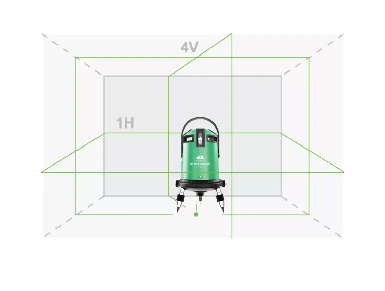 Построитель лазерных плоскостей ADA 6D Servoliner GREEN с калибровкой ADA купить в Когалыме