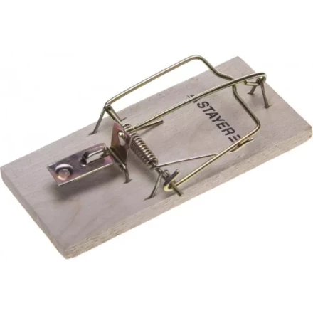 Мышеловка STAYER "STANDARD", деревянное основание, малая 40501-S купить в Когалыме