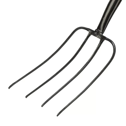 Вилы 4-рогие Palisad, сенные, кованые, 210х340х1260 мм, деревянный лакированный черенок, 61393 купить в Когалыме