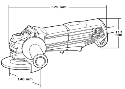 Шлифмашина угловая MAKITA GA5050R купить в Когалыме