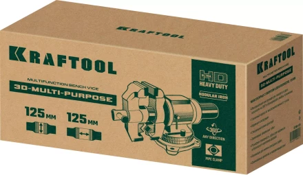 Тиски KRAFTOOL 3D Multi-Purpose 32706-125 купить в Когалыме