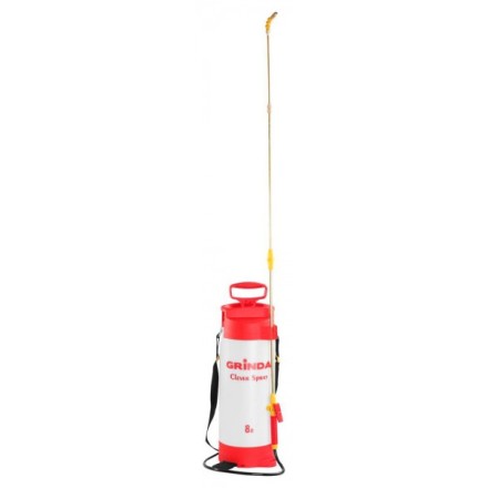 Опрыскиватель GRINDA садовый &quot;Clever Spray&quot;, 8 л, с латунным  телескоп. удлинителем и упорами для ног 8-425158_z01 купить в Когалыме